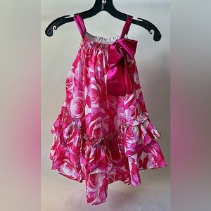 Children’s Halabaloo Pink Floral Dress Size 5